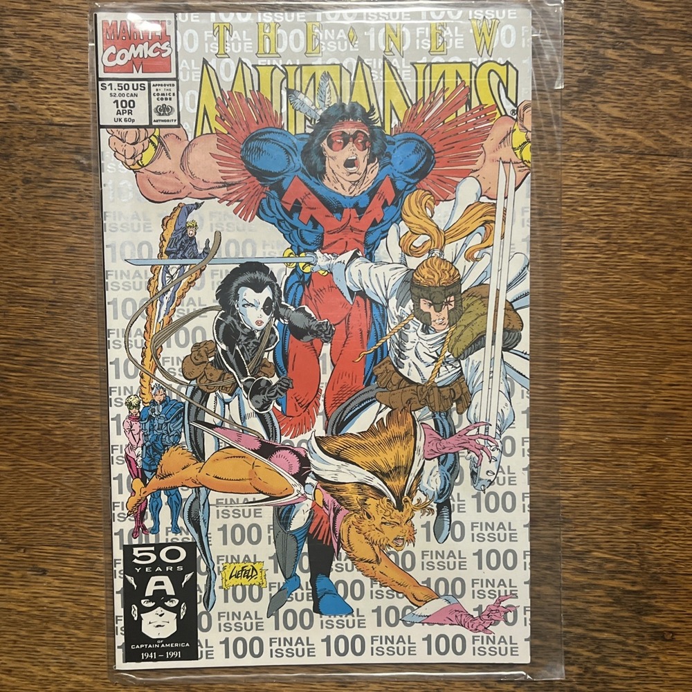 Vintage NM The New Mutants #100 (Marvel Comics April 1991) Original Owner